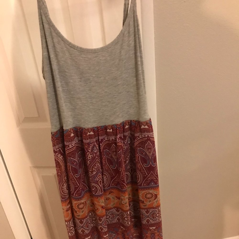 Maxi spaghetti strap dress